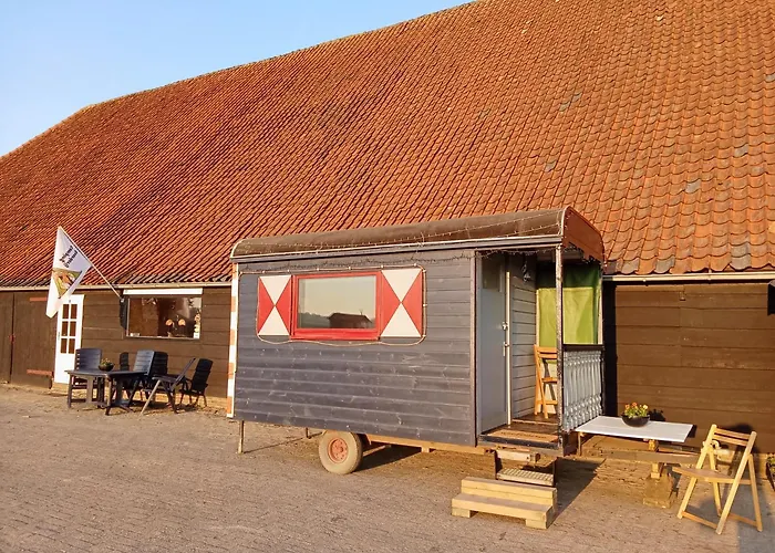 Pipowagen Boerderij De Schans Campeggio Klundert